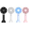NONE 【7 Pale】Mini Ventilatore Elettrico Portatile, Ventilatore Pieghevole Ricaricabile USB con Batteria, Mini Ventilatore, Ventilatore Elettrico Personale, Ventilatore da Tavolo Portatile, Ideale per Casa,