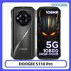 DOOGEE S118 Pro 5G Telefono Rugged, 32GB RAM + 512GB ROM, Dimensity 7050, 6.6'' FHD 120Hz, Batteria 10800mAh, Fotocamera 108MP, NFC, Smartphone
