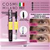 COSMI MILANO COSMI MADE IN ITALY. Mascara Duo Primer Bianco + Mascara Volume 2x3,5ML. Mascara Duo. Primer Bianco. Volume Ciglia. MADE IN ITALY. COSMI. Lunga Durata. Definizione. Senza Grumi.