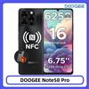 DOOGEE Note58 Pro Smartphone 32GB 256GB 6.75" HD+ 90Hz Batteria Grande da 6250mAh Fotocamera 16MP Impronta Digitale Android 15 NFC Cellulare