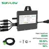 SUKFLOW Nuova Promozione Prodotto Micro Inverter per Generazione di Energia Solare SV800W Massima Sicurezza Facile Installazione Fai-da-te con APP VDE