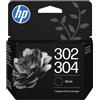 HP Cartuccia HP nero B7RT7AE 302 / 304 120 Pagine Cartuccia di inchiostro nero originale HP 302/304