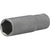 BRILLIANT TOOLS BT022827 Bussola esagonale 1/2, versione lunga, 17 mm [Powered by KS TOOLS]