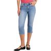 VPQILH Offerte Lampo del Giorno 3/4 Jeans Pantaloni Donna, Donna Capri Pinocchietto Estivi Casual Skinny Bermuda Jeans Vita Alta Pantalone Elasticizzati Denim Pantaloncini Push Up Moda 3/4 Denim Leggins