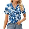 Rapbin Polo da donna con colletto classico con scollo a V a maniche corte top estivi da golf da lavoro polo a tunica camicette 2026