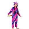KAKU NANU Pigiama Intero Unicorno Bambina 2 a 10 Anni,Bambini con Cappuccio Flanella Unicorno Bambina Regalo