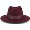 TIRABASSO - Cappello Uomo in Feltro Made in Italy Gros grais h 3 cm - bordò, 58