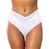 SHEKINI Pantaloni bikini da donna, stile retrò, stile retrò, stile vintage, stile classico, da spiaggia, taglie grandi per donne