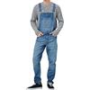 ORANDESIGNE Salopette Uomo in Denim Casual Pantaloni Strappati Uomo in Tinta Unita Salopette Uomo Jeans Slim Fit Moda Ragazzo Jumpsuit Pagliaccetti da Lavoro con Bretelle