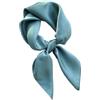 LSHARON SILK Sciarpa leggera in 100% seta di gelso tinta unita da collo - 70 x 70 cm - Foulard quadrati sciarpe in pura seta naturale foulard da collo bandana regalo per donne e uomini, 03 verde