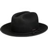 Stetson Plains Cattleman Cappello Western unicolore Feltro di Lana con Fascia Tessuto Uomo Autunno Inverno