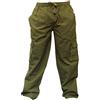 Shopoholic Fashion Tinta Unita da Uomo Canapa Hippie Pantaloni Stile Militare