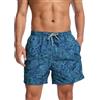 AMZSPORT Costumi da Bagno Uomo Costume Mare Impermeabili Pantaloncini Piscina Beach con Fodera in Mesh e Tasche