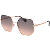 Gucci Occhiali da Sole Max&Co. MO0026 Gold/Grey Pink Shaded 57/17/140 donna