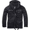 Brandit M65 Urban Vintage - Parka da uomo, giacca invernale Giant, Outdoor, S-7XL, nero lavato., S