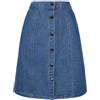 Allegra K Gonna Vita Alta Casual Donna Gonna Corta con Tasche e Bottoni A-Line Estate Chic