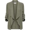 ONLY Open Jacket Onllalia Pnt-Giacca Aperta 3/4, Asfalto, M Donna