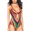 Lovelegis Costume Mare Intero Donna - da Bagno - Imbottito - Piscina - Sexy - Ragazza - Multicolore - Taglia XL