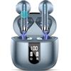 Drsaec Cuffie Bluetooth 5.4, 2026 Auricolari Bluetooth con 6D Stereo/6 ENC Mic,56Ore Cuffie Wireless In Ear Riduzione Rumore Cuffie Senza Fili IP7 Impermeabili Cuffiette per iOS/Android