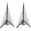Jevina Universale DJ luce altoparlante supporto copertura doppio laterale treppiede supporto gonna scrim copertura materiale estensibile 2 pezzi
