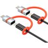 zoyuzan Adattatore da Lightning femmina a USB C maschio, 60 W, per Apple iPhone 17, 16, 15 Pro Max, compatibile con spina Samsung (2 pezzi) per iPad, porta di ricarica jack di ricarica tipo C PD