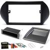 Sound Way Kit montaggio autoradio 1DIN/2 DIN per Peugeot Bipper - Fiat Fiorino/Qubo - Citroen Nemo.