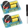 Youmile 2 altoparlanti crossover a 3 vie, da 4 a 8 Ohm, alti, midrange, bassi, PUV-W3, 200 W, modulo crossover passivo con cacciavite, per altoparlanti HiFi più grandi di 11,4 cm, per migliorare la