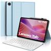 IVEOPPE Tastiera per Lenovo Tab 10.1 2025 10.1 Pollici, Cover Tastiera Italiano QWERTY, Senza Fili Bluetooth Staccabile Custodia Keyboard per Lenovo Tab 10.1 FHD (TB-311FU/TB-311XU), Blu