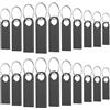 WOOOLKEN Chiavetta USB Mini da 2GB, 20 Pezzi, Impermeabile, 2 GB, USB, in Metallo, Confezione da 20 Pezzi Pen Drive