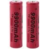 BeNtli Batteria al litio ricaricabile0 9900mAh 3,7 V, compatibile con batteria ricaricabile giocattolo torcia luminosa