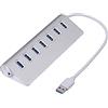 NK 6004181 Stazione a 7 porte USB - 1 uscita USB + 7 slot di ingresso, trasferimento dati 80-130 MB/s, ingresso DC5 V 2 A, con base antiscivolo