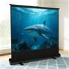 Atnhyruhd 80 4:3 Su terra Tela allungabile su tela autoportante allungabile a terra Proiettore portatile Schermo Proiettore Schermo Proiettore Automatico Ritiro per Home Cinema Scuole Schermo Proiezione