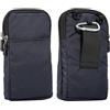 CFKNDBP Borsa a Tracolla Uomo Porta Cellulare, Borsello da Cintura per Cellulari | Borsa Tracolla Porta Cellulare Piccola Uomo Marsupio Smartphone con Portacarte Borsetta Zipper Portafoglio Portacellulare