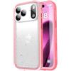 SPORTLINK Cover per iPhone 18 Pro Max & 17 Pro Max Impermeabile 360, Rosa | Militare Protettiva Rugged Resistente Custodia Antipolvere Subacquea IP68 Waterproof, Fotocamera/Schermo Doppia Protezione