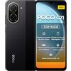 Xiaomi Poco C71 cellulare, sbloccato, 3 + 64 GB/4 + 128 GB, schermo HD+, 17,8 cm (6,88 pollici), doppia fotocamera, 32 MP + 8 MP, Nero/Blu/Oro (Nero, 3 + 64 GB)