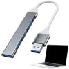 Generic Splitter USB Hub-4-Port, estensione dei dati | Adattatore per laptop compatto per desktop, console, trasmissione flash, stampante, disco rigido, pc, tastiera, tablet, monitor, stazione di ricar