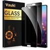 Vauki 2 Pezzi Privacy Vetro Temperato per Huawei P20,Pellicola Protettiva Anti-Spy,Durezza 9H,Anti-Graffio,Senza Bolle,Schermo Protezione Anti-Spia Pellicola per Huawei P20