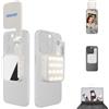 Amaran Go Mini LED Magnetica per Smartphone, Doppia Luce a Specchio, CCT Regolabile 2700K-6500K, 10 Effetti Luminosi, Ricarica Rapida USB-C, Morbida e Precisa per Creatori Mobili - Bianco
