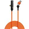 Kaeltsyn 240W 2 in 1 USB Tipo C Cavo Pieghevole Supporto Dati Ricarica Veloce Multifunzione Telefono Supporto Staffa di Ricarica