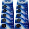 Aksans (TM) 10 batterie a bottone al litio Eunicell CR2016 da 3 V