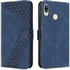 OKZone Cover per Huawei Honor 10 Lite/20 Lite/10i/20i/P Smart 2019, Custodia a Libro in Pelle Protettiva Folio Portafoglio con Chiusura Magnetica e Slot per Carte Wallet Case Flip Cover (Blu)