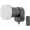 Schwaiger LNB1 convertitori abbassatore di frequenza Low Noise Block (LNB) 10,70-12,75 GHz Grigio