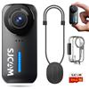 SJCAM C110Plus Combo Magnetico - Mini Action Cam 4K in Prima Persona, Ultra Grandangolo 170°, Stabilizzazione a 6 Assi, Bodycam Portatile per Viaggi & Sport, Microfono Integrato per Vlogging,64G