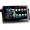 Erisin 9 pollici 8-core 4GB RAM 64GB ROM Android 10 Autoradio Bluetooth GPS Navigazione per BMW E46 Serie 3 M3 Rover 75 MG ZT Carplay Android Auto DSP WiFi DAB+OBD2 TPMS USB RDS FM Radio Touchscreen