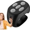 Generico Scrolling Ring Remote Clicker, Camera Shutter Control Device, Wireless Page Turner, for Short Video Watching, Picture Taking, Tablet, Phone, Laptop, Travel, Bedtime, Classroom