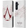 Head Case Designs Licenza Ufficiale Assassin's Creed Geometrico Logo Custodia Portafoglio in Pelle Compatibile con Samsung Galaxy A55 5G