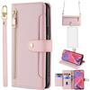 Asuwish Custodia per telefono per OPPO A74 5G/A54 5G Custodia a portafoglio con protezione per lo schermo e cerniera Slot per carte in pelle Cavalletto Cordino Accessori per celle Protettiva Flip