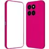 Generico Custodia Compatibile con Huawei Honor X8b LLY-LX1, LLY-LX2, LLY-LX3 schermo 6.7 Copertura Cover Protezione Gel Silicone TPU Morbida Matte Ultra Soft Slim Case (Fucsia)