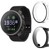 Aerku Custodia Compatibile per Suunto Vertical, [Con Vetro Temperato] 9H HD Anti-Graffio Custodia Protettiva Telaio Rigida PC Cover Protezione - Trasparente&Nero