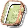 BoerHang Cover Compatibile con Huawei Watch Fit 3, Custodia Protettiva Anti-collisione Rigida per PC + Protezione Semi-cava, Cover Compatibile con Huawei Watch Fit 3.Placcato oro rosa